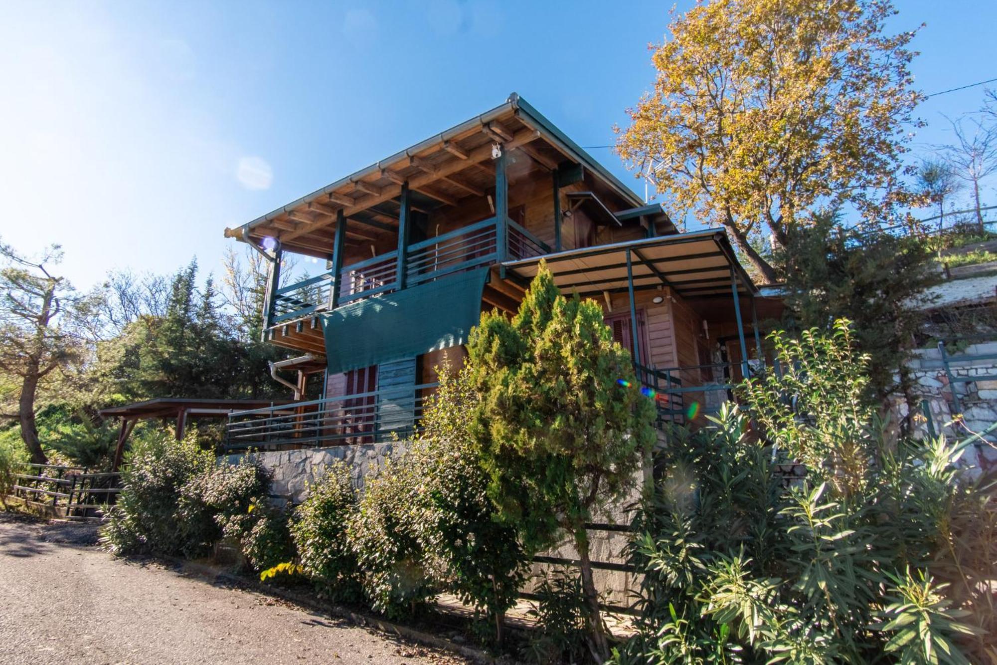 Zeus-Village Οικισμός Φινλανδικών Chalet Με Πισίνες & Γυμναστήριο Mólosz Kültér fotó