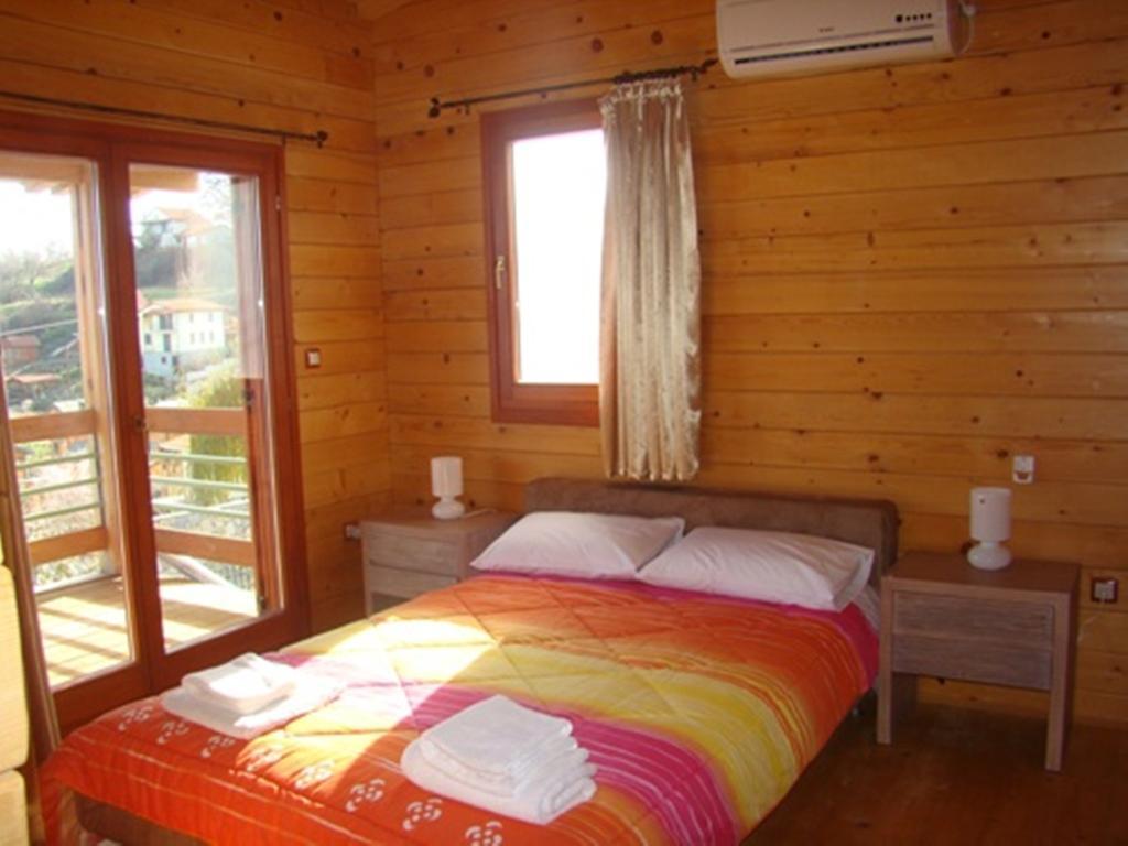 Zeus-Village Οικισμός Φινλανδικών Chalet Με Πισίνες & Γυμναστήριο Mólosz Kültér fotó